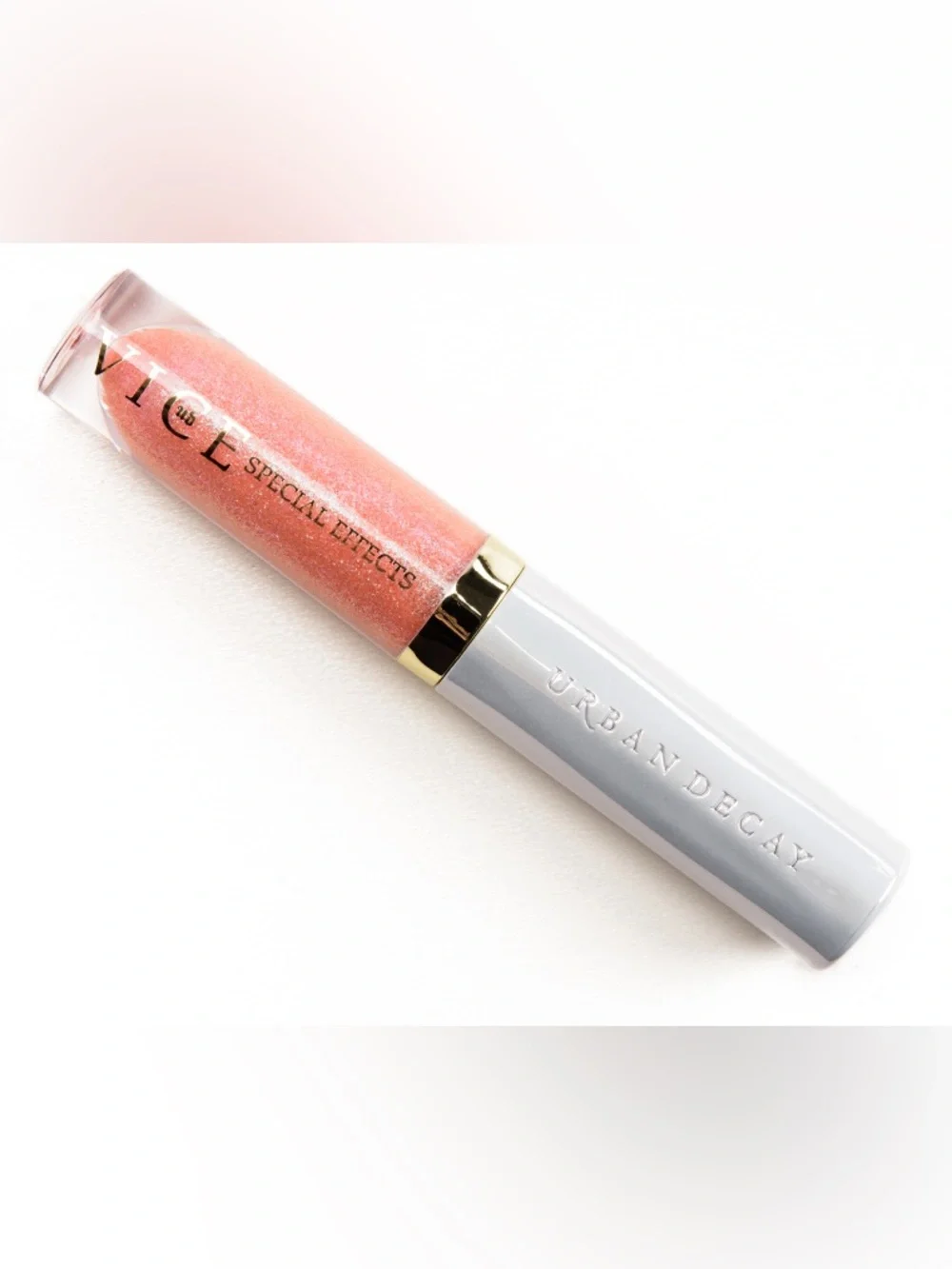 NEW DISCONTINUED Urban Decay Vice Special Effects Lip gloss Topcoat Fever pink